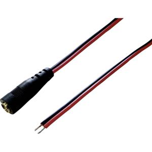 BKL Electronic Laagspannings-aansluitkabel Laagspanningsbus - Open kabeleinde 5.5 mm 2.1 mm 2.1 mm 2.00 m 1 stuk(s)