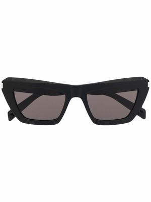 Saint Laurent Eyewear lunettes de soleil à monture oversize - Noir