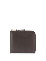 Comme Des Garçons Wallet SA3100 compact zip wallet - Marron