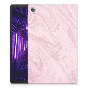 Lenovo Tab M10 Plus Tablet Back Cover Marble Pink - Origineel Cadeau Vriendin