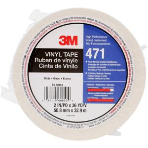 3M 471W50IW PVC-plakband Wit (l x b) 33 m x 50 mm 1 stuk(s)