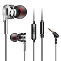 QKZ DM9 hoogwaardige in-ear all-Metal sport muziek koptelefoon microfoon versie