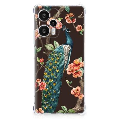 Xiaomi Poco F5 Case Anti-shock Pauw met Bloemen Xiaomi Poco F5 Case Anti-shock Pauw met Bloemen
