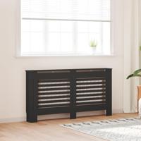 Radiatorombouw 152x19x81,5 cm MDF zwart