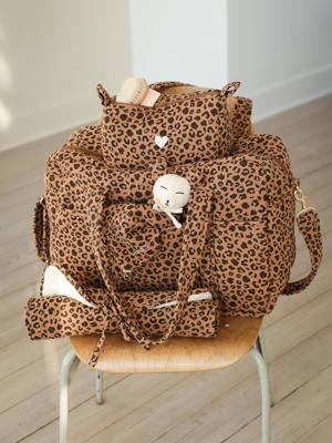 Luiertas 24 of 48 uur luipaard ENVIE DE FRAISE beige