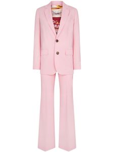 DSQUARED2 costume à veste à simple boutonnage - Rose