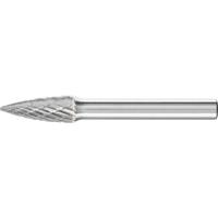 PFERD TOOLS 21122589 Freesstift Spitsboog Lengte 60 mm Afmeting, Ø 8 mm Werklengte 20 mm Schachtdiameter 6 mm PFERD TOOLS 21122589 Freesstift Spitsboog Lengte 60 mm Afmeting, Ø 8 mm Werklengte 20 mm Schachtdiameter 6 mm