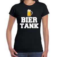Drank t-shirt bier tank zwart voor dames - Drank / bier fun t-shirt 2XL  -