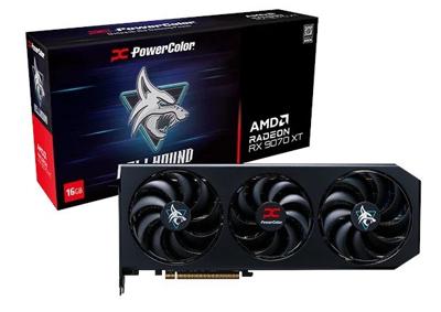 Grafische kaart. PowerColor Hellhound RX9070XT 16G-L/OC