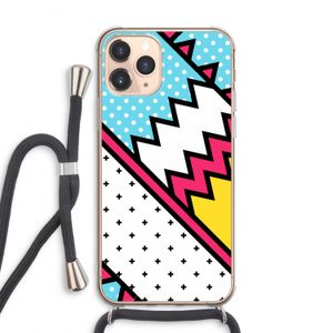 Pop Art #2: iPhone 11 Pro Max Transparant Hoesje met koord