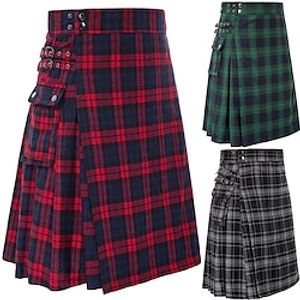 Punk Gothic Middeleeuws Rok Kilts Schots Voor heren Casual / Dagelijks Rok Lightinthebox