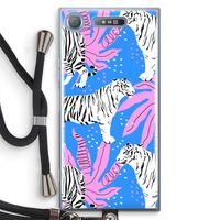 Tijger: Sony Xperia XZ1 Transparant Hoesje met koord