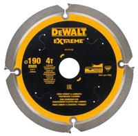 DeWalt Accessoires Cirkelzaagblad PCD laminaat/vezelcement 190x30x4t - DT1472-QZ