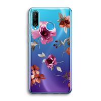 Geschilderde bloemen: Huawei P30 Lite Transparant Hoesje