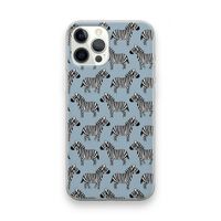 Zebra: iPhone 12 Pro Max Transparant Hoesje