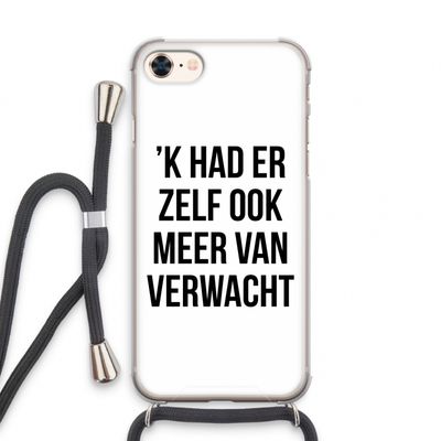 Meer verwacht: iPhone 8 Transparant Hoesje met koord