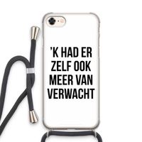 Meer verwacht: iPhone 8 Transparant Hoesje met koord Meer verwacht: iPhone 8 Transparant Hoesje met koord