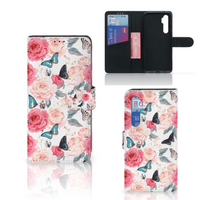 Xiaomi Mi Note 10 Lite Hoesje Butterfly Roses - thumbnail