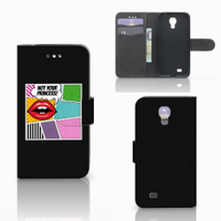 Samsung Galaxy S4 Wallet Case met Pasjes Popart Princess - thumbnail