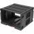 SKB 1SKB-R6UW 6U Rolling Roto Rack 19 inch flightcase trolley 6U