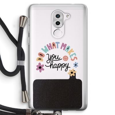 Happy days: Honor 6X Transparant Hoesje met koord