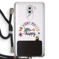 Happy days: Honor 6X Transparant Hoesje met koord