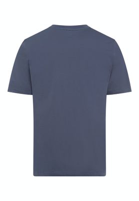 Hanro Heren Sleep & Lounge Living Leisure s/slv T- shirt blauw 075050