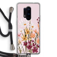 Painted wildflowers: OnePlus 8 Pro Transparant Hoesje met koord