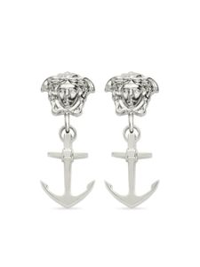 Versace boucles d'oreilles Nautical Medusa - Argent