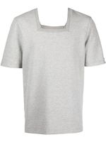 ROMEO HUNTE t-shirt Terry à encolure carrée - Gris