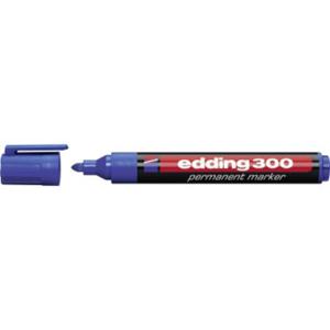 Edding 300 4-300003 Permanent marker Donkerblauw Watervast: Ja