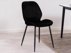Set van 2 stoelen FEMMIE zwart