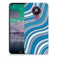 Nokia 3.4 | TPU bumper | Waves Blue