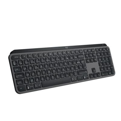 Draadloos toetsenbord - LOGITECH - MX Keys S - Bluetooth - Achtergrondverlichting - Stille toetsen - Grafiet