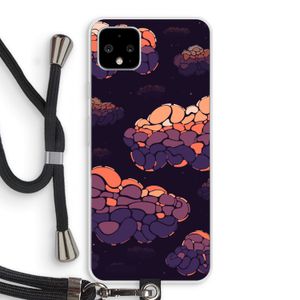 Patroon Wolken: Pixel 4 XL Transparant Hoesje met koord