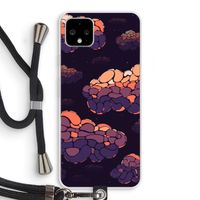Patroon Wolken: Pixel 4 XL Transparant Hoesje met koord