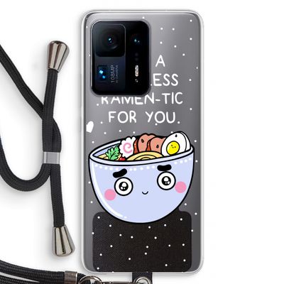 I'm A Hopeless Ramen-Tic For You: Xiaomi Mi Mix 4 Transparant Hoesje met koord