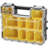 STANLEY FATMAX Organizer, 106 mm diep, 1-97-521 - 10 uitneembare vakken - onbreekbaar deksel van polycarbonaat