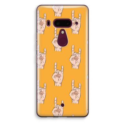 Rock: HTC U12+ Transparant Hoesje
