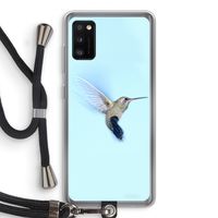 Kolibri: Samsung Galaxy A41 Transparant Hoesje met koord Kolibri: Samsung Galaxy A41 Transparant Hoesje met koord
