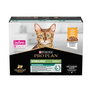 Purina Pro Plan Cat NutriSavour - Sterilised - 10 x 85 g zakjes