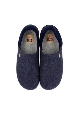 Hot Potatoes Pantoffels Orsk 61073_06 Blauw maat