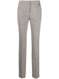 JW Anderson pantalon de tailleur à carreaux - Blanc