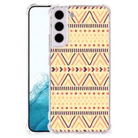 Samsung Galaxy S22 Doorzichtige Silicone Hoesje Aztec Yellow - thumbnail