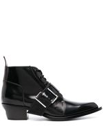 Off-White bottines à boucles - Noir
