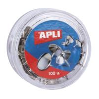 Punaises Apli 100 Onderdelen Nikkel 16 Onderdelen Punaises Apli 100 Onderdelen Nikkel 16 Onderdelen