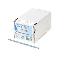 Kozijnschroef QZ geg 7.5x132 ck t25