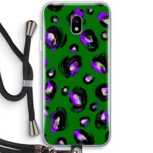 Green Cheetah: Samsung Galaxy J3 (2017) Transparant Hoesje met koord
