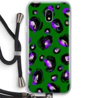 Green Cheetah: Samsung Galaxy J3 (2017) Transparant Hoesje met koord