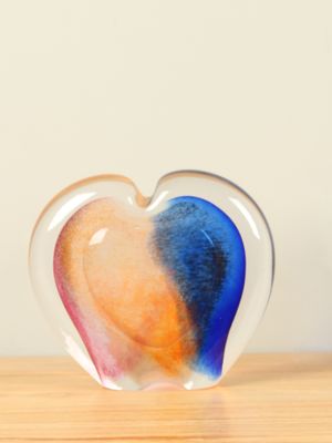 Glassculptuur Hart 15cm.